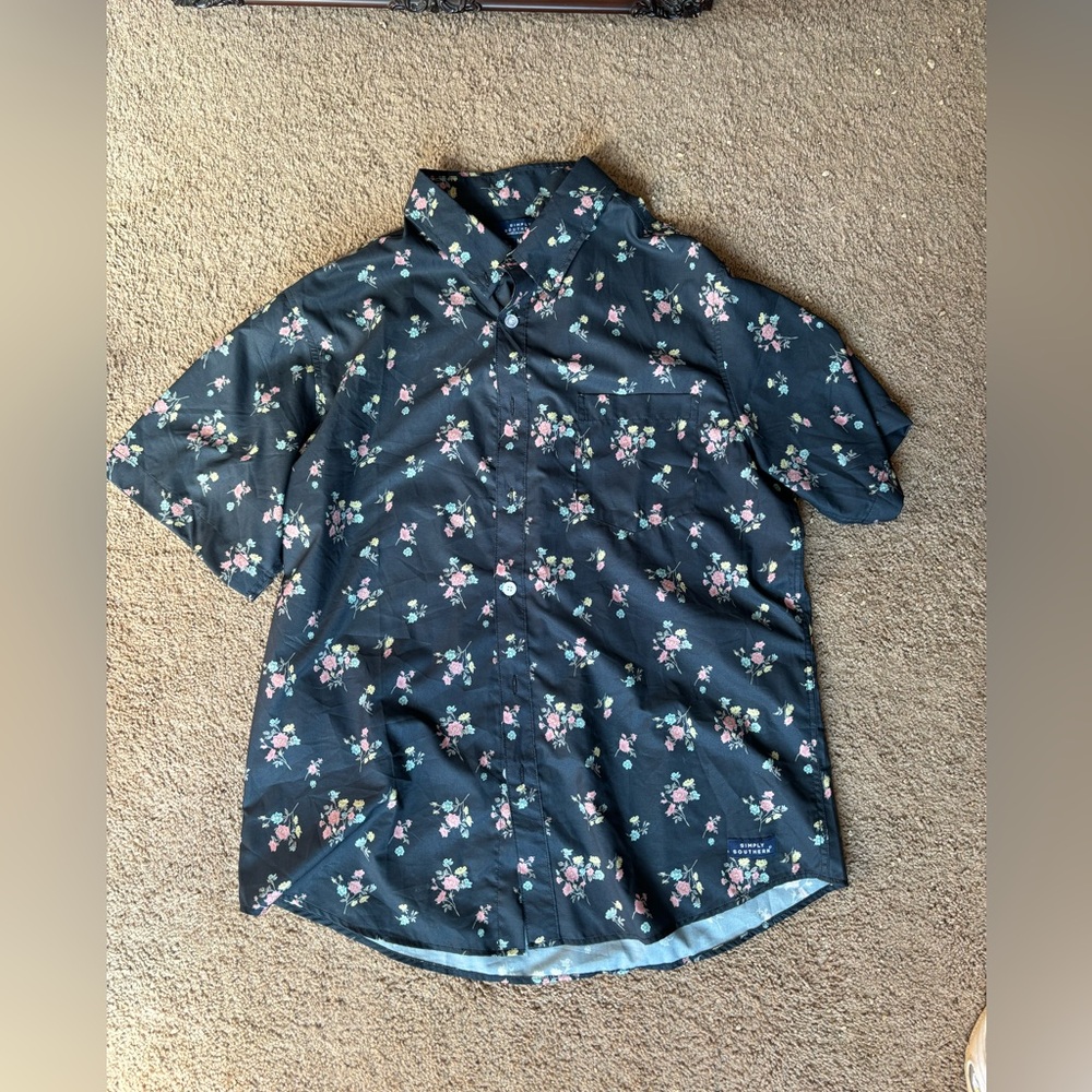 Simply Southern Floral Shirt